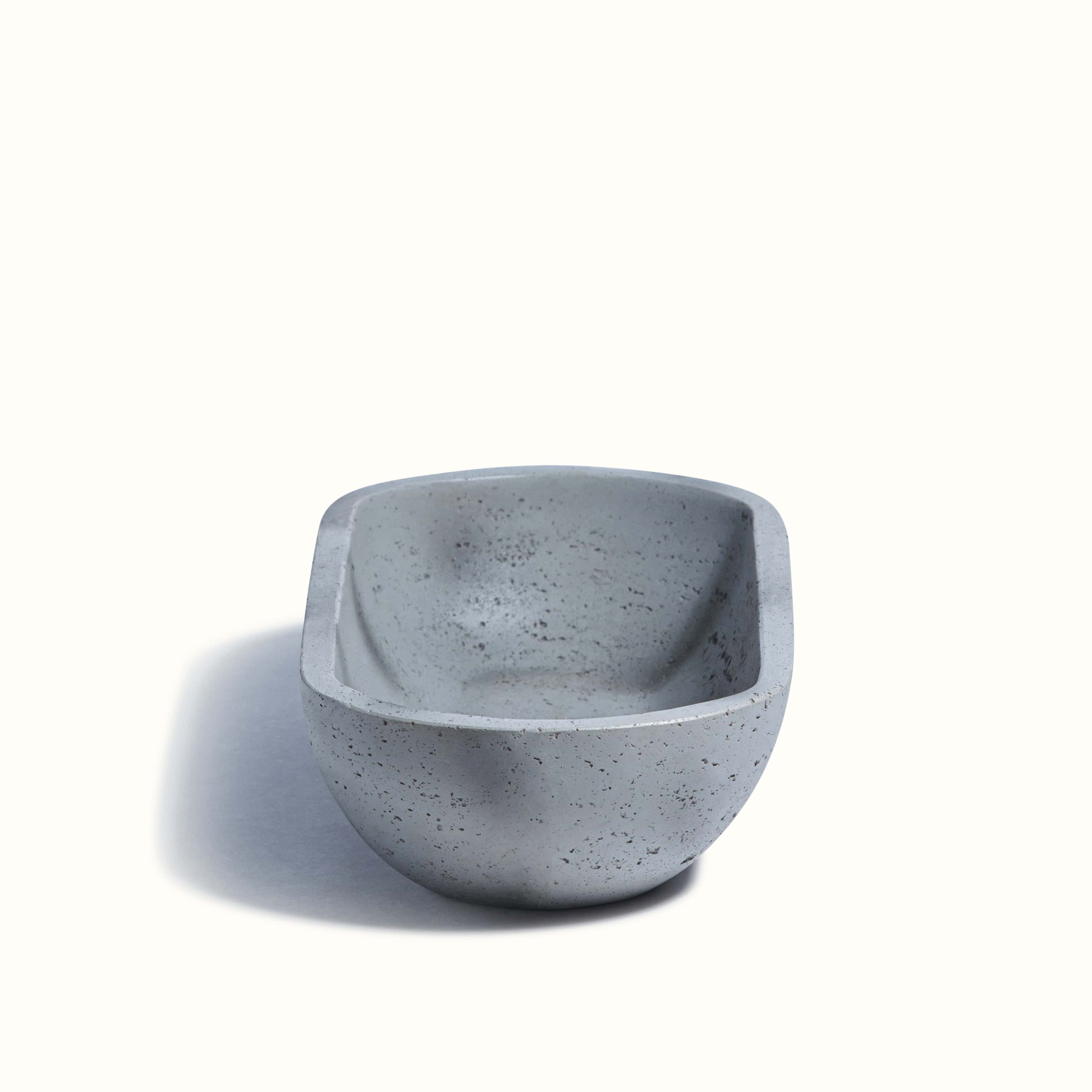 Gray Oval Earthy Vessel