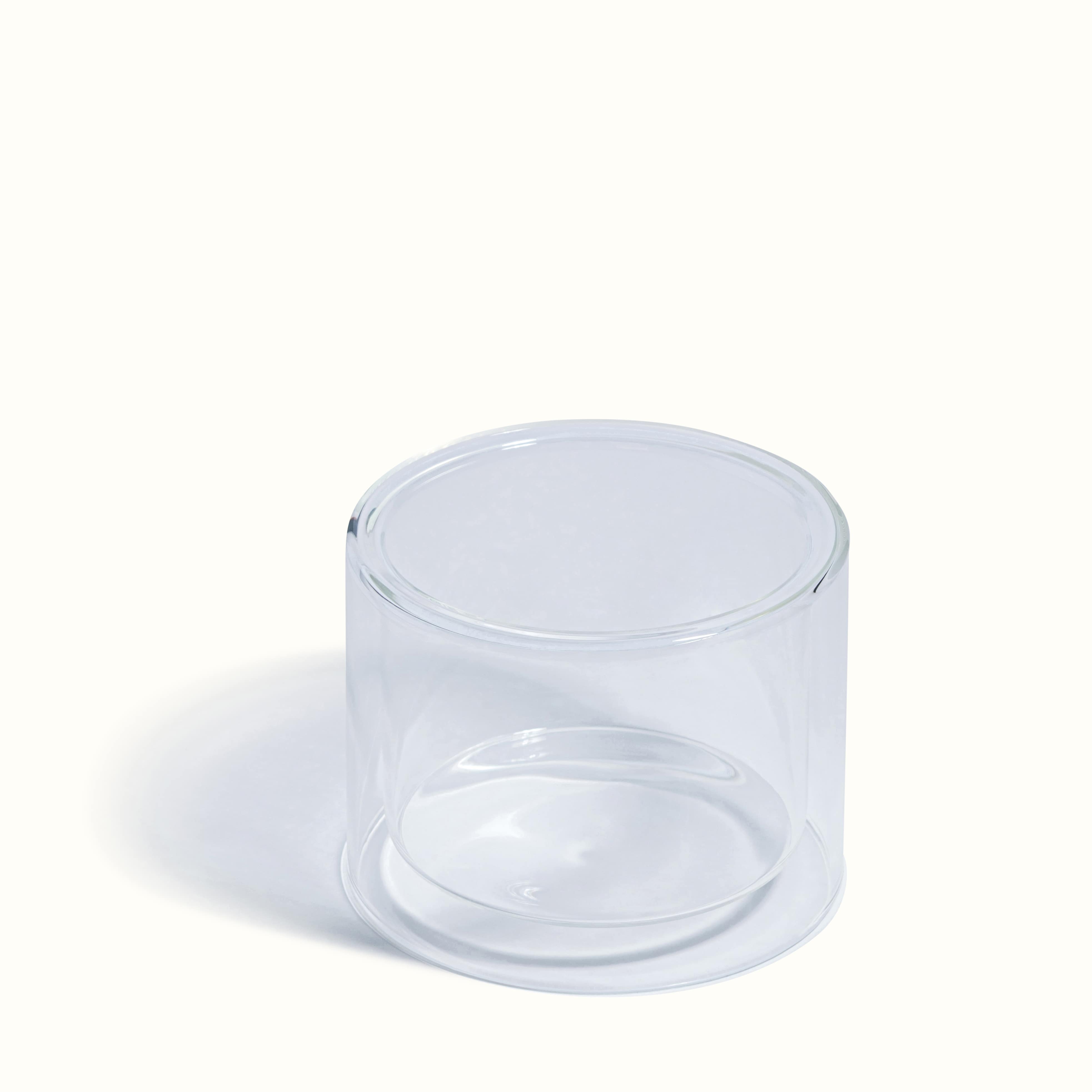 Clear Double Glass Vessel - M