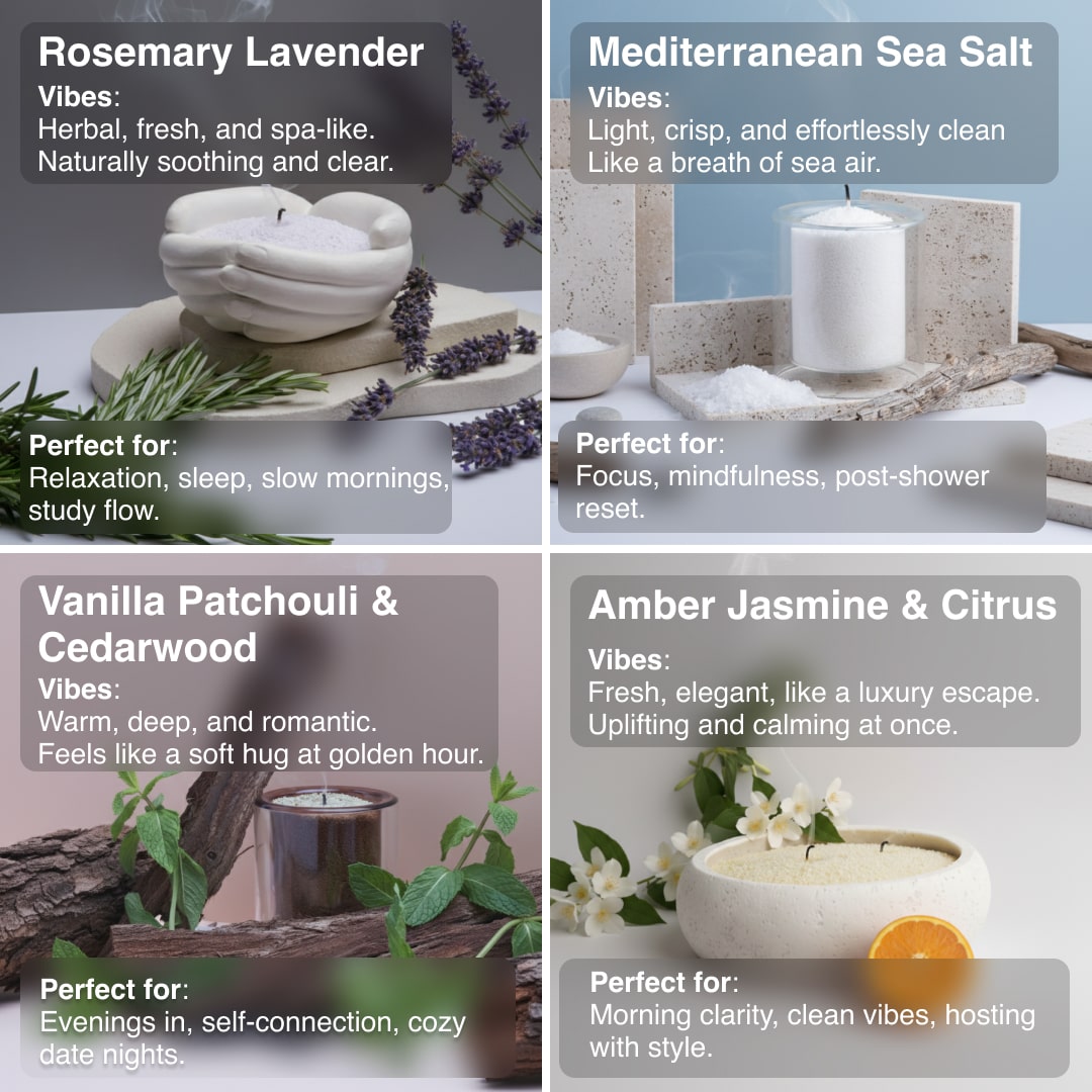 Stone Earthy Vessel with Wax Pearls