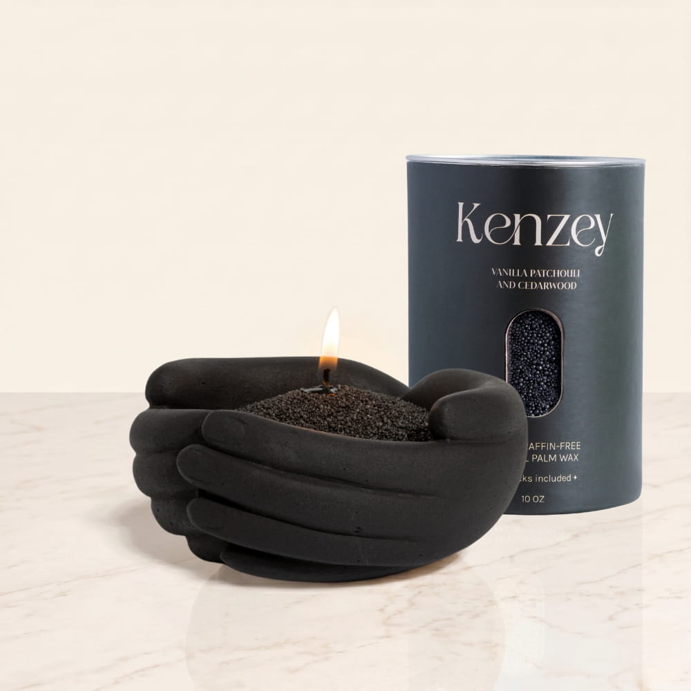 Hands Pearled Candle