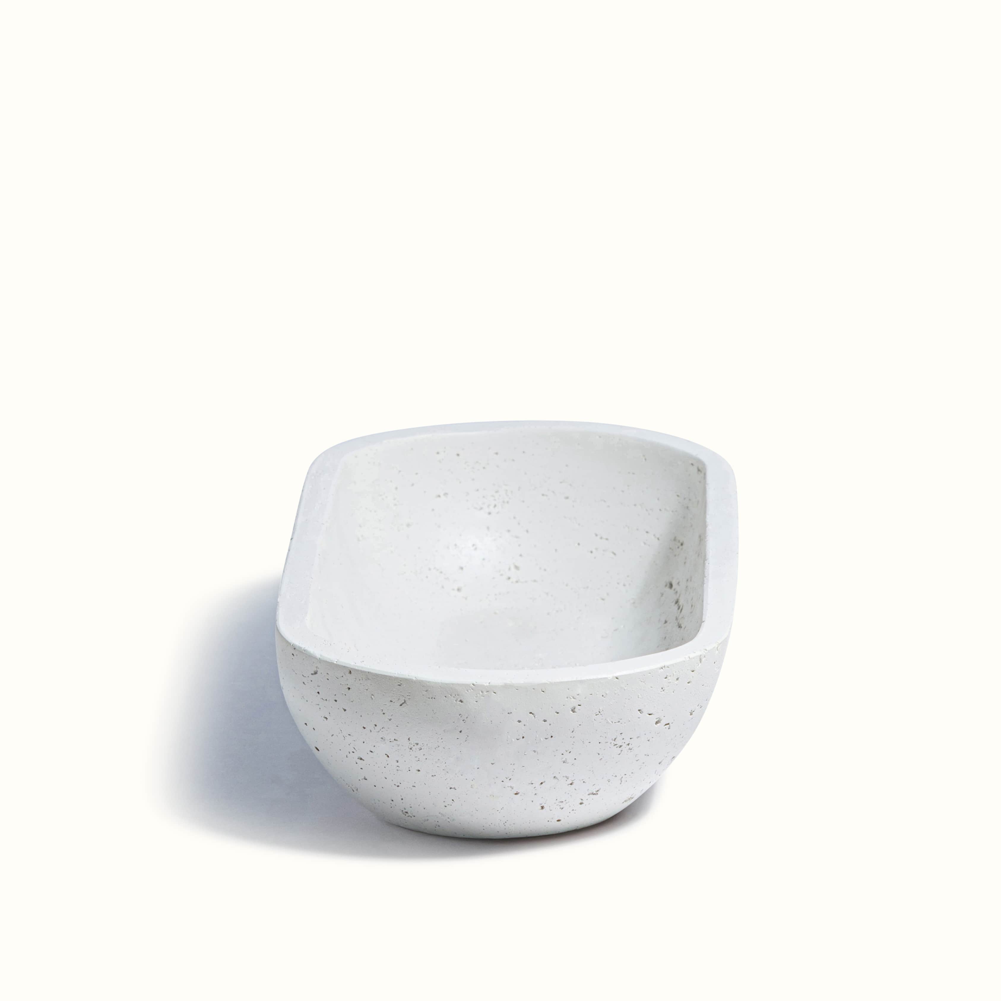 White Oval Earthy Vessel