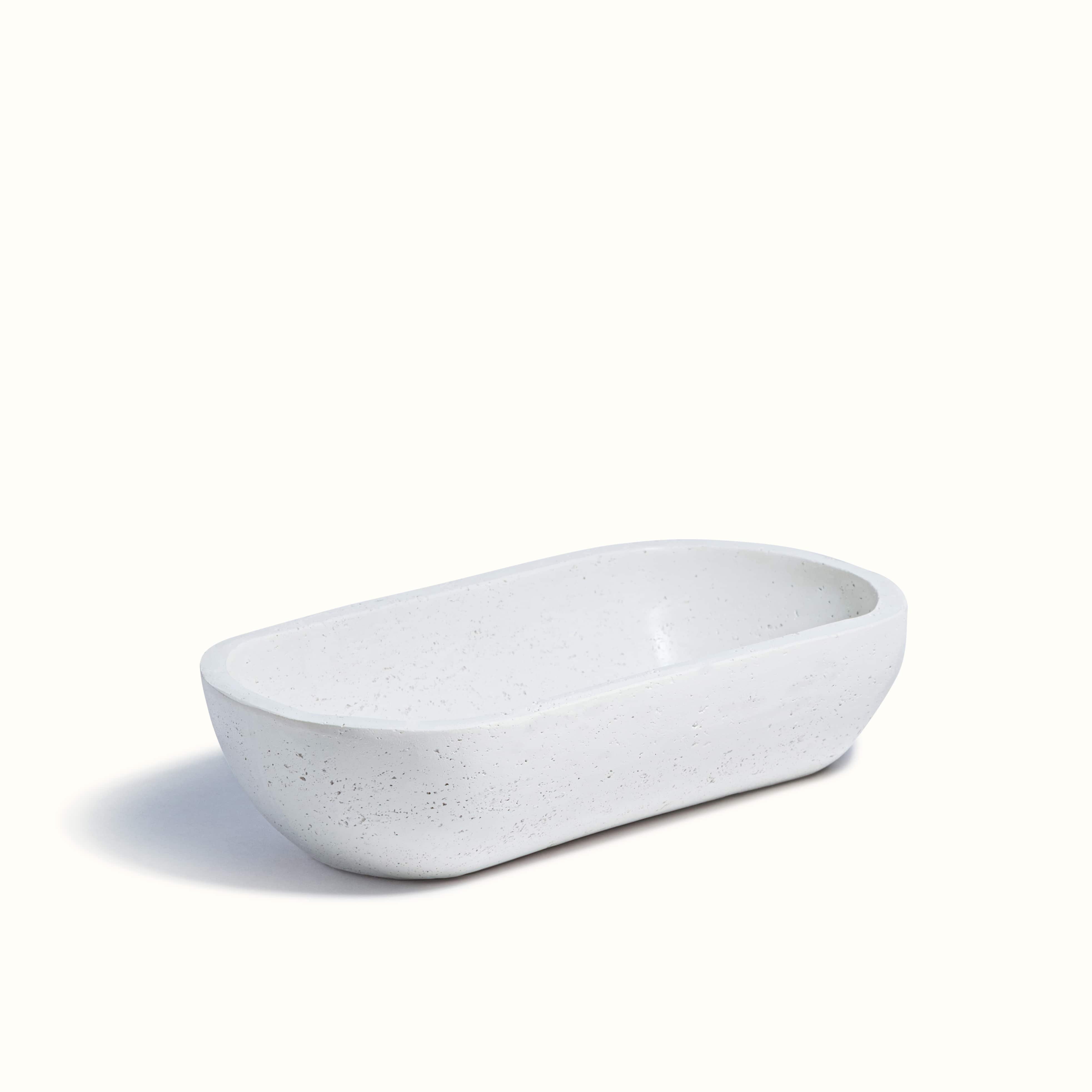 White Oval Earthy Vessel