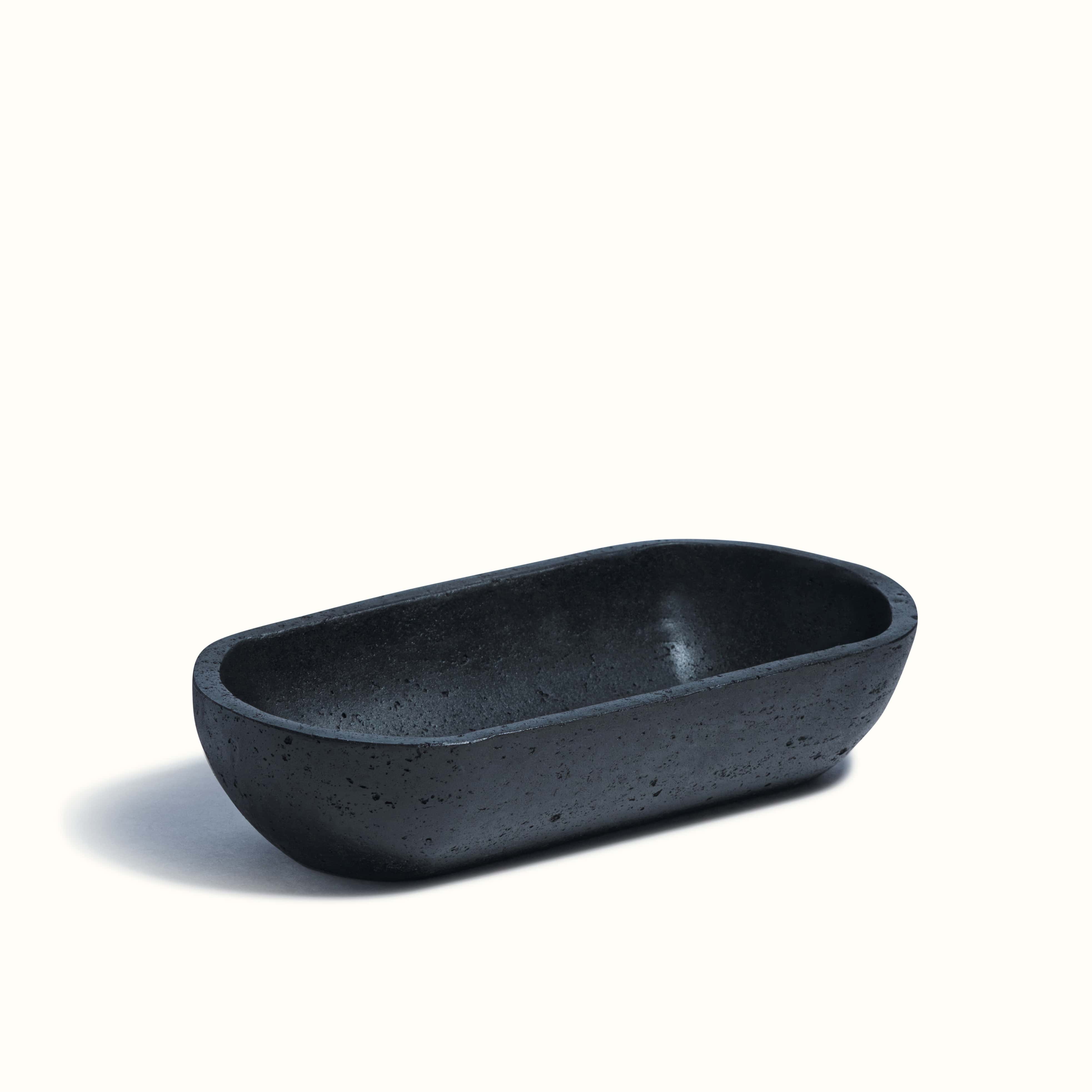 Black Oval Earthy Vessel